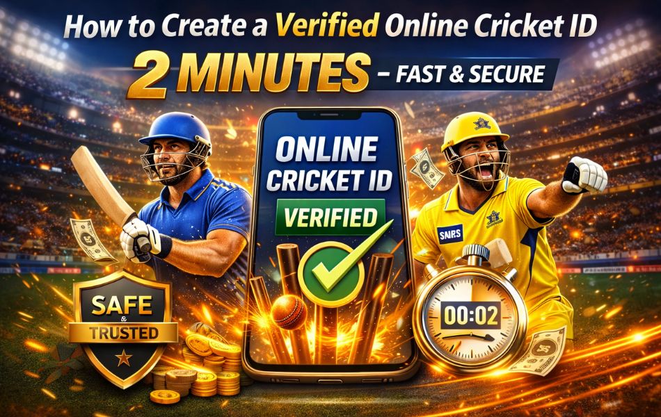 How to Create a Verified Online Cricket ID in 2 Minutes